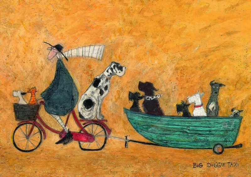 Big Doggie Taxi by Sam Toft | Meet the Mustards Miniature