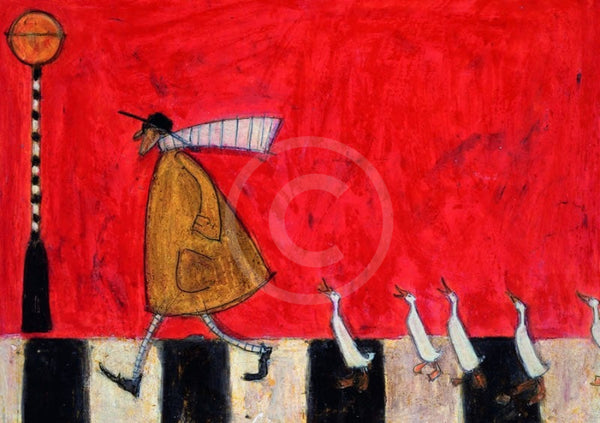 Crossing With Ducks by Sam Toft