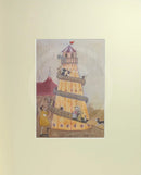 Curly Wurly's Day Out  by Sam Toft, mounted miniature print