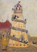 Meet the Mustards: Curly Wurly's Day Out  by Sam Toft, mounted miniature