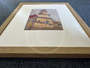 Framed in Oak, Close up of frame depth
