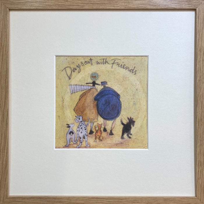 Days Out With Friends by Sam Toft, framed