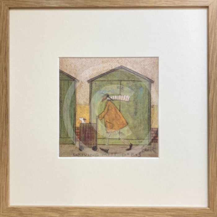 Meet the Mustards: Driving Miss Doris by Sam Toft, framed