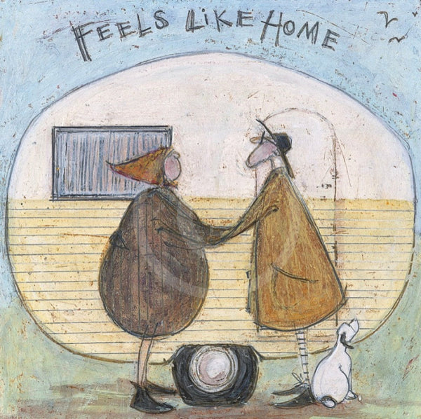 Meet the Mustards: Feels Like Home by Sam Toft, mounted miniature