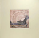 Meet the Mustards: Fifty Winks by Sam Toft, mounted miniature print. A fun print of a man laid down on a chaise longue having a nap with his dog.