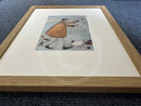 Framed in Oak, Close up of frame depth