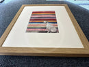 Framed in Oak, Close up of frame depth
