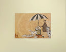 Meet the Mustards: Stop Me and Buy One by Sam Toft, mounted miniature Print. A fun print with lots of Dalmatian dogs. 