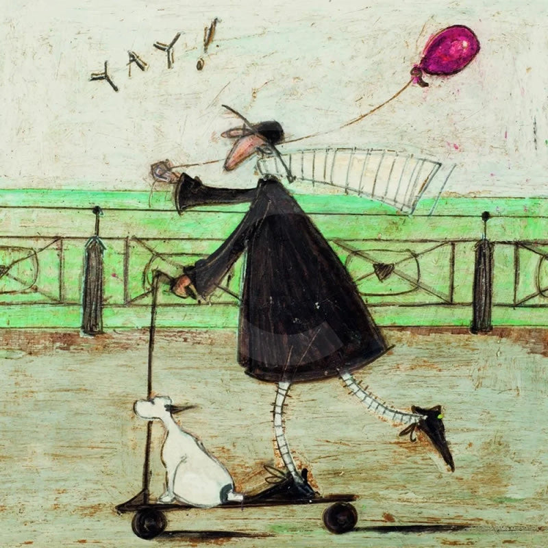 Meet the Mustards: Yay! by Sam Toft, mounted miniature