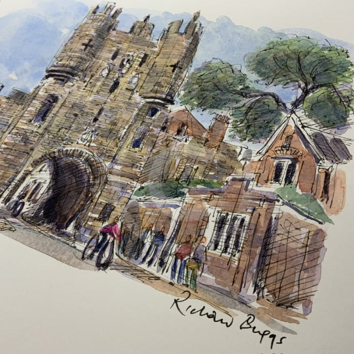 Micklegate Bar, York, Richard Briggs ORIGINAL WATERCOLOUR
