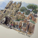 Micklegate Bar, York, Richard Briggs ORIGINAL WATERCOLOUR