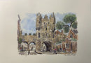 Micklegate Bar, York, Richard Briggs ORIGINAL WATERCOLOUR