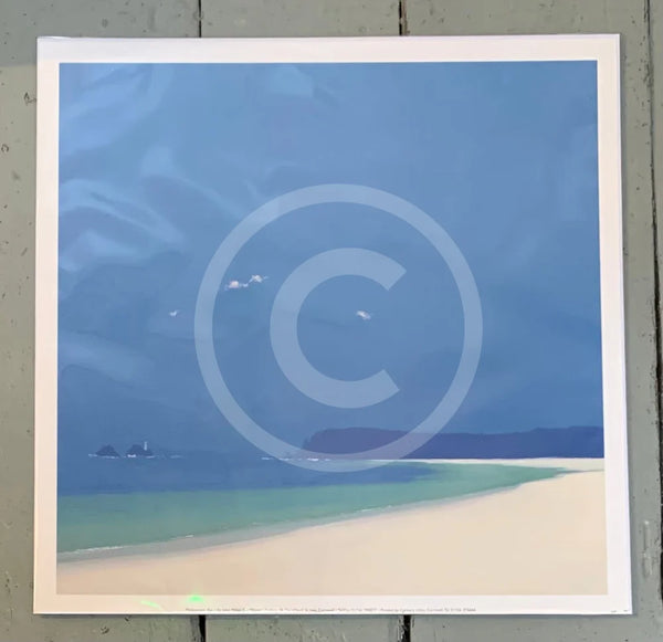 Midsummer Bay by John Miller - photo taken through cello wrap