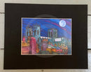 Minster Moon by Jonathan Williams, mounted in black