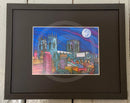 Minster Moon by Jonathan Williams Framed Black Linear Black Mount