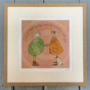 Moments of Wonder – I Never Want to Stop Making Memories With You | Sam Toft Exclusive Print - Framed in cube Oak (A)