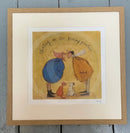 Moments of Wonder – Starting on the Kissing Practice | Sam Toft Exclusive Print - Framed in Cube Oak (A)Framed to order
