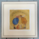 Moments of Wonder – Starting on the Kissing Practice | Sam Toft Exclusive Print - Framed in Nordic White (C)