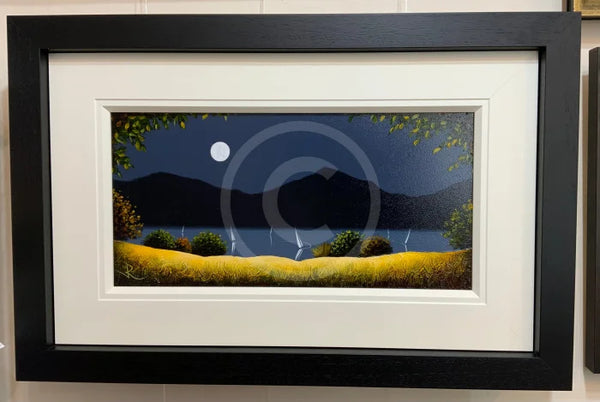 Moonlight Shadow Lakeland Evening - Original By John Russell Sold Original Artwork