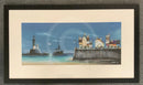 Moonlighting, LIMITED EDITION Night Scene Print by Gary Walton - Framed in Medium Grain Black (B) -Gallery Stock