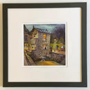 Mounted Miniature Ambling Around by Simon Clarke - Framed in Small Linear Black - framed to order when mounted print in