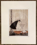 Mounted Print from Sam Toft’s ’There and Back Again’ Limited Edition Box Set SECONDARY MARKET (GB) A Spike of Green