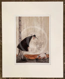 Mounted Print from Sam Toft’s ’There and Back Again’ Limited Edition Box Set SECONDARY MARKET (GB) A Spike of Green