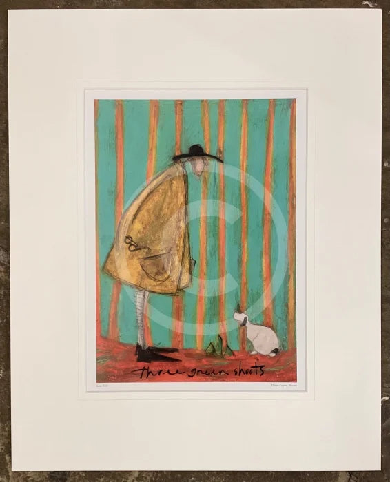 Mounted Print from Sam Toft’s ’There and Back Again’ Limited Edition Box Set SECONDARY MARKET (GB) Three Green Shoots