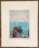 Mounted Print from Sam Toft’s ’There and Back Again’ Limited Edition Box Set SECONDARY MARKET (GB) We Saw Three Ships