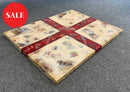 My England Scrapbook Iii - Original Mixed Media Painting By Eva Alexander Embellished With Postage