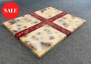 My England Scrapbook Iii - Original Mixed Media Painting By Eva Alexander Embellished With Postage