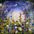 Mystic Meadow - Dreams of Summer (24x24") ORIGINAL PAINTING by Rozanne Bell
