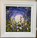 Mystic Meadow - Dreams of Summer (24x24") ORIGINAL PAINTING by Rozanne Bell
