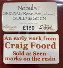 Nebula I By Craig Foord Original Resin Art (Unframed) Original Artwork