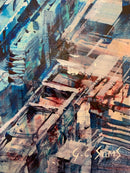 New York, New York (24x24”) ORIGINAL PAINTING by Gary Sams - unframed