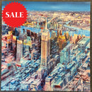 New York, New York (24x24”) ORIGINAL PAINTING by Gary Sams - unframed