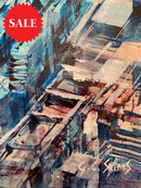 New York, New York (24x24”) ORIGINAL PAINTING by Gary Sams - unframed