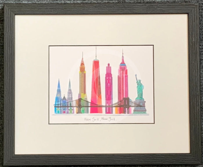  New York, New York Print by Ilona Drew 
