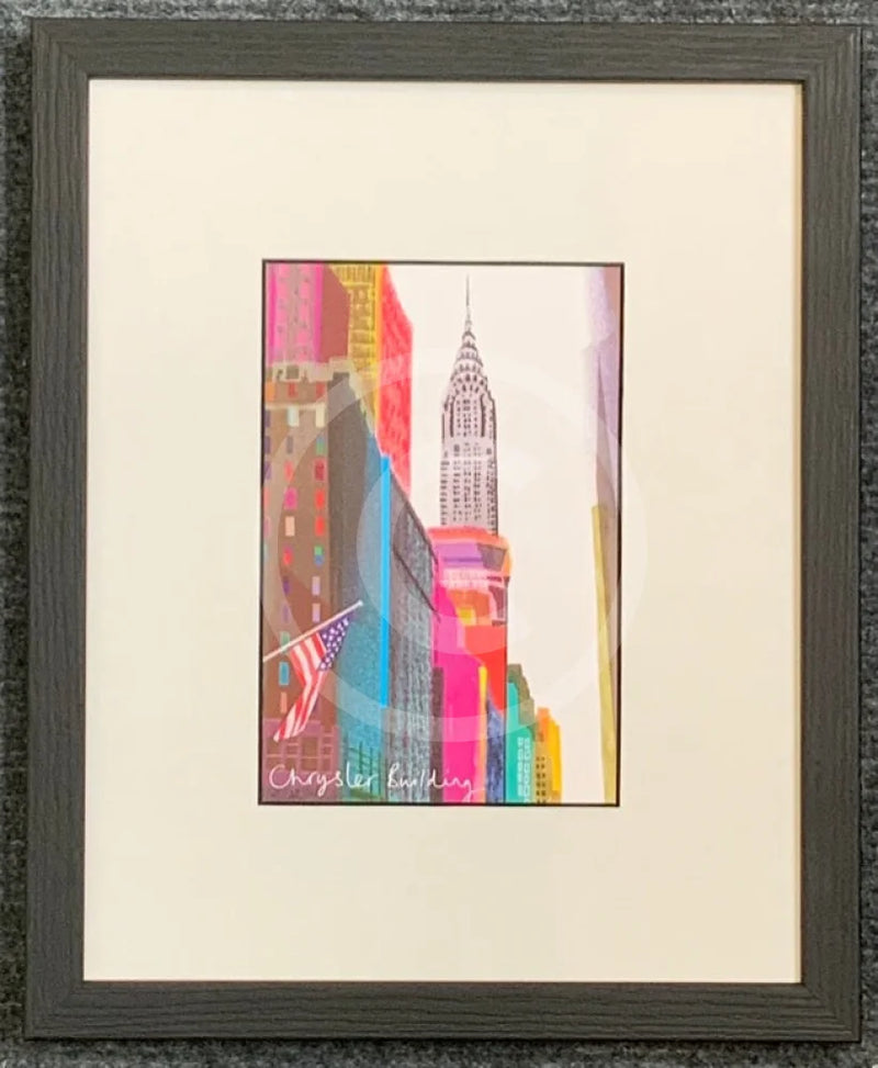  New York; Chrysler Building Print by Ilona Drew 