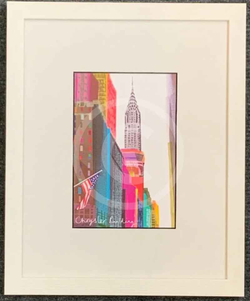  New York; Chrysler Building Print by Ilona Drew 