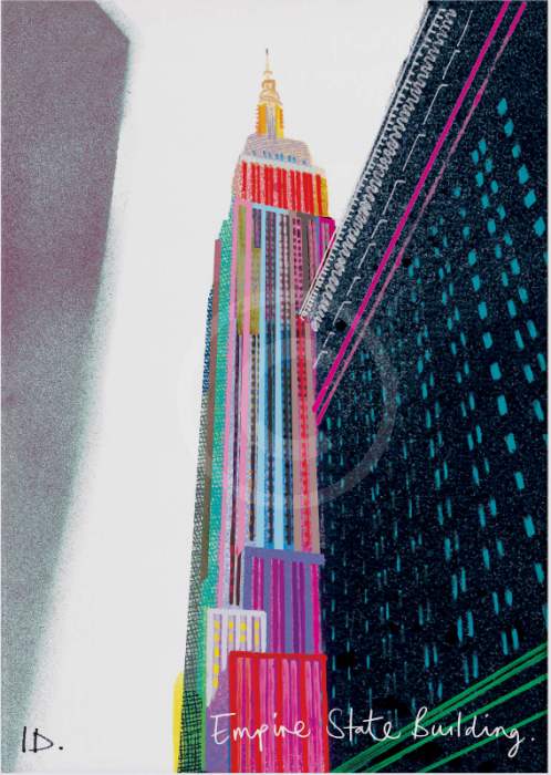 New York; Empire State Building by Ilona Drew