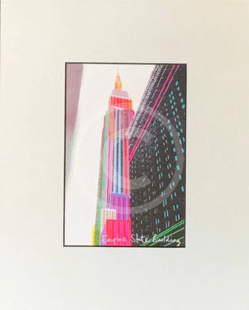 New York, Empire State Building Print by Ilona Drew 