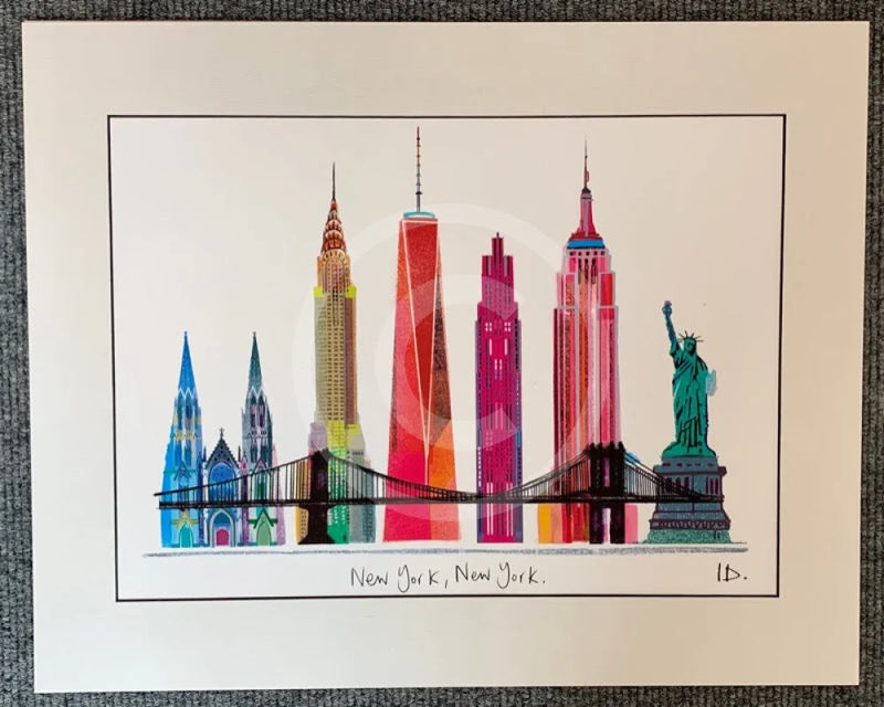 New York, New York (Giclée) by Ilona Drew