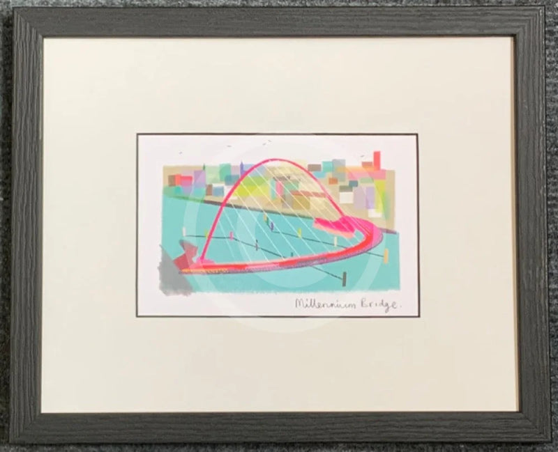 Newcastle, The Millennium Bridge by Ilona Drew