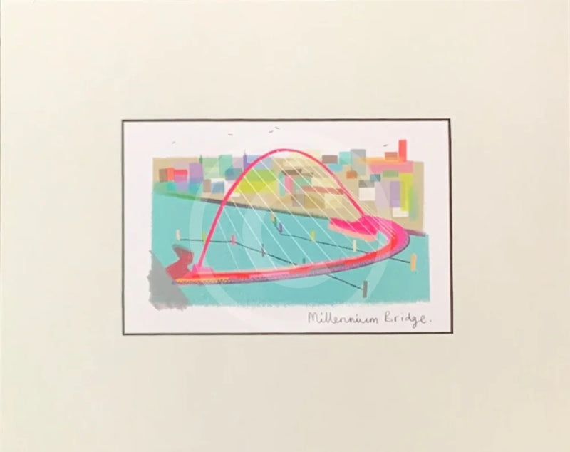 Newcastle, The Millennium Bridge by Ilona Drew