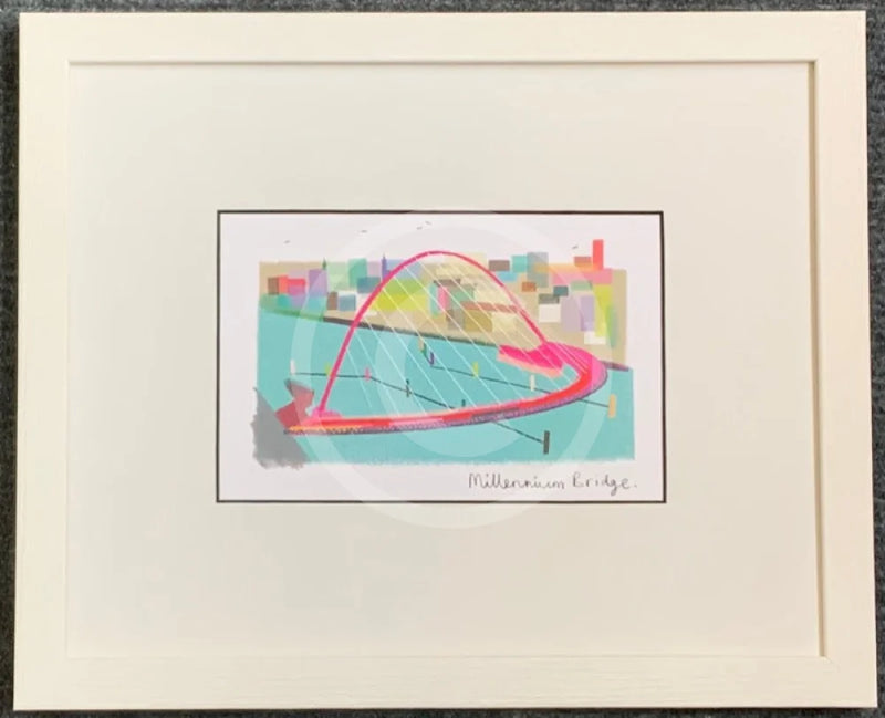 Newcastle, The Millennium Bridge by Ilona Drew