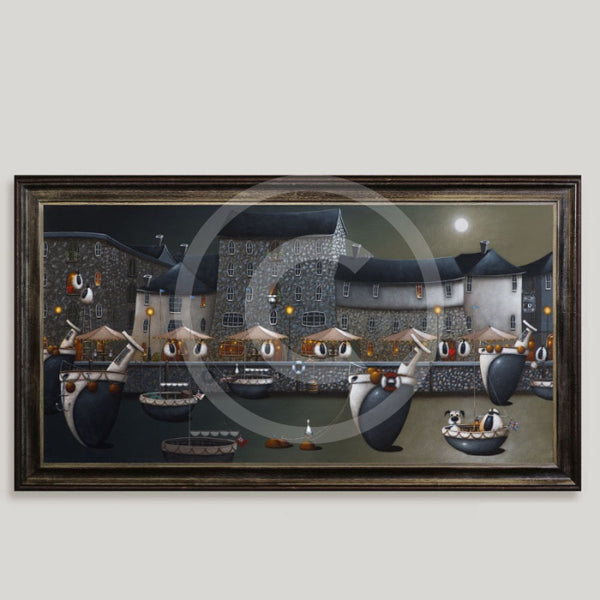 Night on the Barbican, by Simon Clarke FRAMED