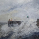 No Fishing Today Miniature GICLEE PRINT by Paul Freeman