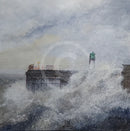 No Fishing Today Miniature GICLEE PRINT by Paul Freeman
