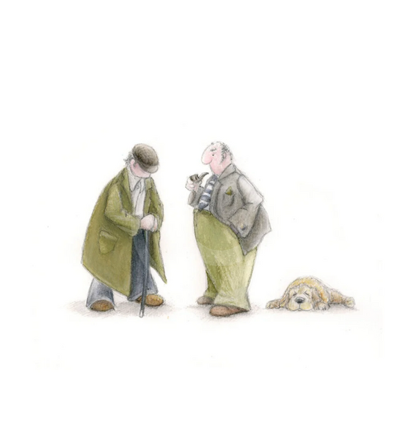Old Friends - a Dotty Doodle Limited Edition Print by Dotty Earl